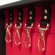 Kit bondage de luxe similicuir - Gros plan sur l'interieur de la valise