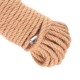 corde Shibari chanvre 20m - vue détaillée de la corde