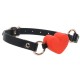 Ball-gag coeur rouge - Accessoires BDSM Malins-Plaisirs
