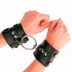 Menottes BDSM fixes noires - Boutique BDSM Malins-Plaisirs