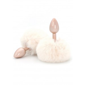 Plug queue de lapin Gold Bunny - Plug Pet Play Malins-Plaisirs