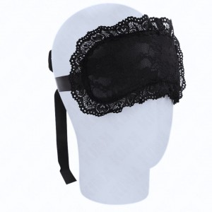 Bandeau BDSM dentelle noire - Bondage soft Malins-Plaisirs