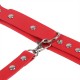 Harnais de bondage de cuisses vu détaillée crochet d'attache
