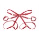 Harnais de bondage de cuisses posé sur fond blanc - Accessoires BDSM Malins-Plaisirs
