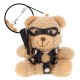 Porte-clefs Kinky Teddy Dom - Accessoires BDSM Malins-Plaisirs
