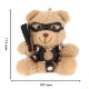 Porte-clefs Kinky Teddy Dom - Accessoires BDSM Malins-Plaisirs