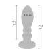 Buttplug anal acier vibrant Slider - Boutique BDSM Malins-Plaisirs