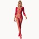 Combinaison sexy rouge avec strass - Lingerie soumise Malins-Plaisirs