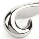 Dildo acier Devil's Tongue Silver gros plan sur sa poignée ergonomique