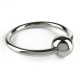 Cockring acier avec boule - Accessoires BDSM Malins-Plaisirs