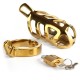 Brutal Gold Cage de chasteté - Accessoires BDSM Malins-Plaisirs