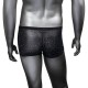 Boxer élégant mesh et strass - Lingerie BDSM homme Malins-Plaisirs