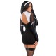 Costume BDSM Nonne Sinner - Déguisement sexy 2 pièces
