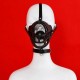 Muselière Pet-Play avec ball-gag - harnais de tête réglable