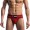 Jockstrap rouge fesses nues – sous-vêtement homme BDSM