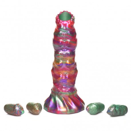 dildo ovipositeur alien – silicone avec œufs - Sextoy Hentai