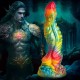 Gode Merman - Base ventouse du godemichet Merman arc-en-ciel