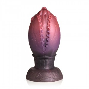 Plug anal fantasy œuf de dragon en silicone texturé