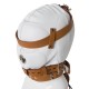 Cagoule Cuir Blanche Total Sensory Deprivation – Strict Leather