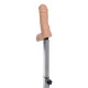 Stand anal et barre de contrainte acier - vue détaillée du gode vac-u-lock