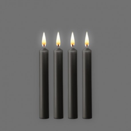 Bougies Wax Play Noir x4 Ouch!