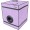 Cabine Bukkake Violet et Noir - Secret Dome