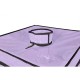 Cabine Bukkake Violet et Noir - Collier au centre de la cabine
