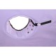 Cabine Bukkake Violet et Noir - Avec zip pour un passage facile de la tête