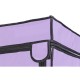 Cabine Bukkake Violet et Noir - Zips solides sur tout le contour pour un montage rapide
