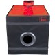 La Niche Noir et Rouge - Toile solide et lavable