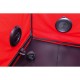 Kink Club Scandale Noir et Rouge - Détail des menottes