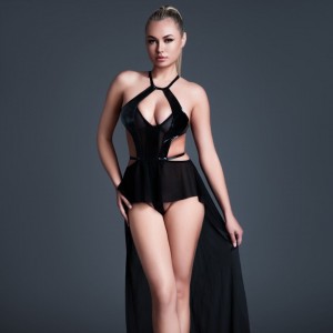 Body Vinyle et Jupe Mesh Take Me - Allure