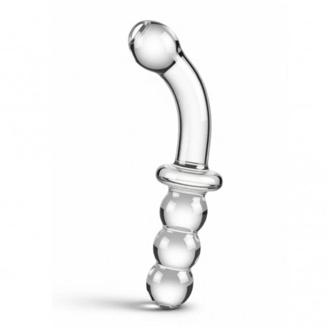 Dildo en verre anal et masseur de prostate ToyJoy Glass Worxx