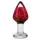 Plug Anal Rose Rouge en Résine Bloomé