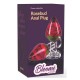 Plug anal rose rouge floral Bloomé idée cadeau intime