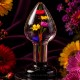 Plug anal Everlasting Bloom avec fleurs colorées en résine époxy